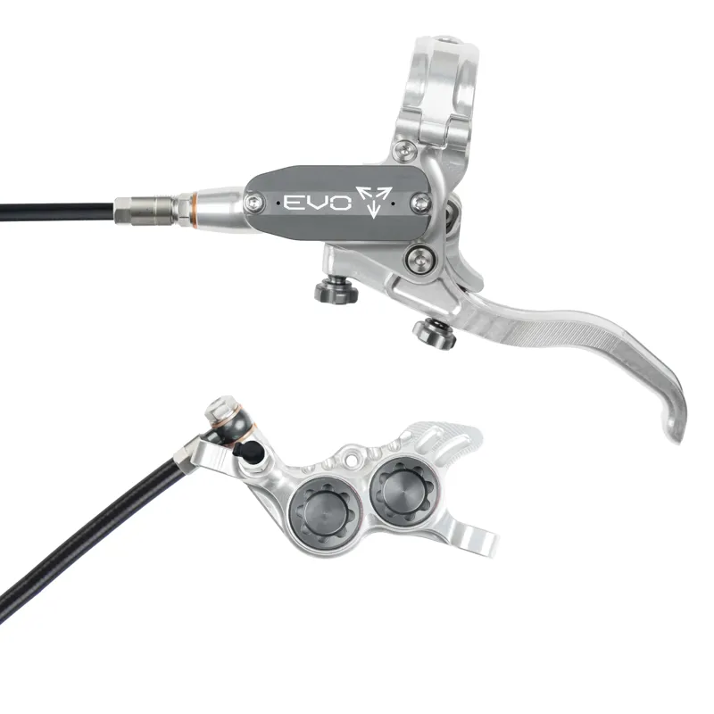 Hope Tech 4 Evo GR4 Disc Brakes - Silver / Smoke-1