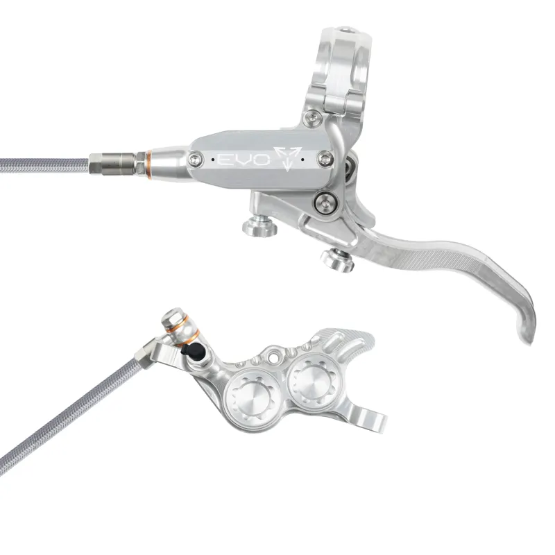 Hope Tech 4 Evo GR4 Disc Brakes - Silver / Silver-2