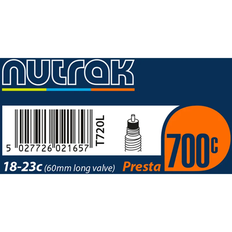 Nutrak 700c Innertubes - Black