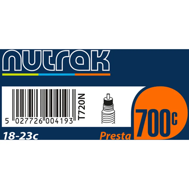 Nutrak 700c Innertubes - Black-1