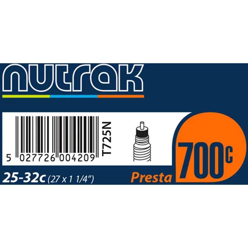 Nutrak 700c Innertubes - Black-2
