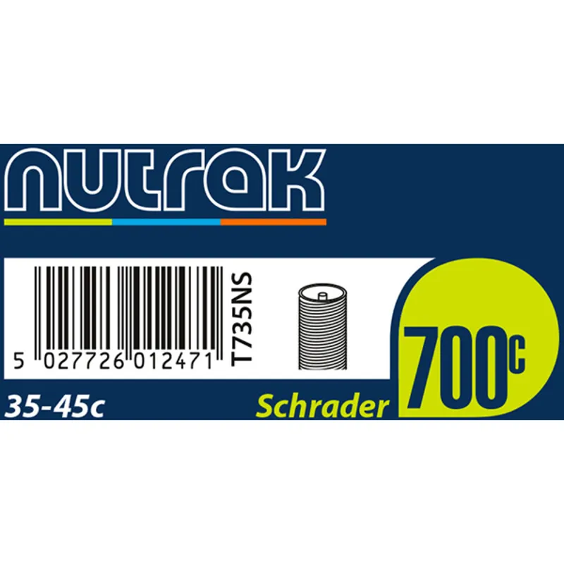 Nutrak 700c Innertubes - Black-5