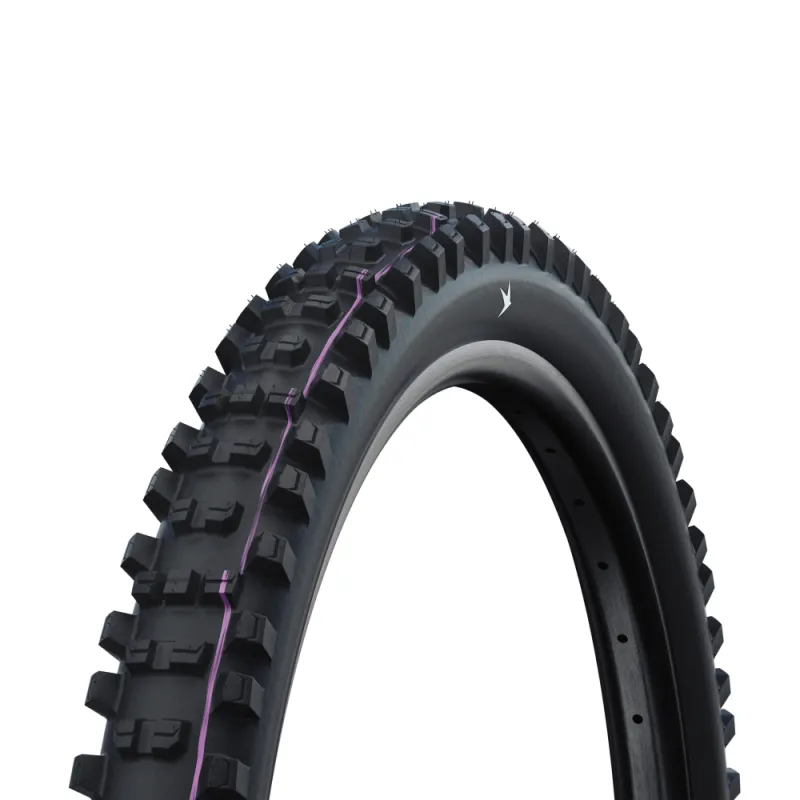 Schwalbe Shredda Rear Radial Gravity Pro Folding TLE Tyres - Black