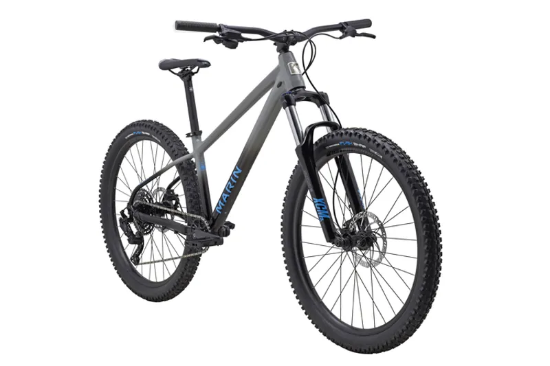 Marin San Quentin 1 27.5 Mountain Bike - Gloss Grey/ Black/ Blue-1