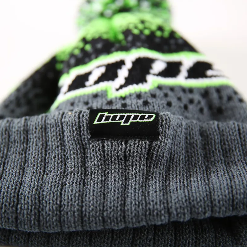 Hope Bobble Hat - Green/ Grey-1