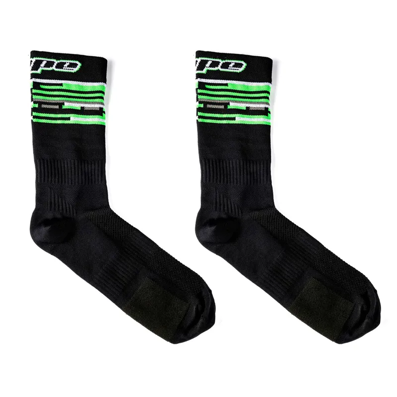 Hope Stripe Socks - Black/ Green