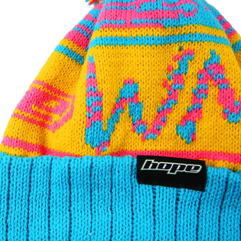 Hope WMN Bobble Hat - Sunflower/Turquoise/ Petunia-1