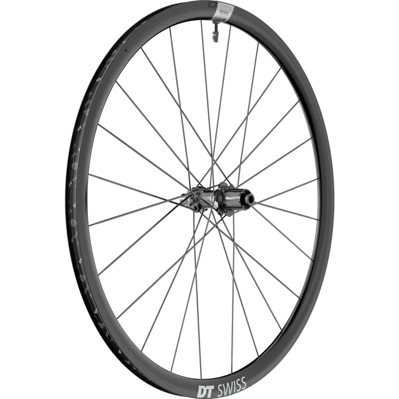 DT Swiss A1800 Spline DB 30 Tubeless 700c Road Bike Wheels - Black-1