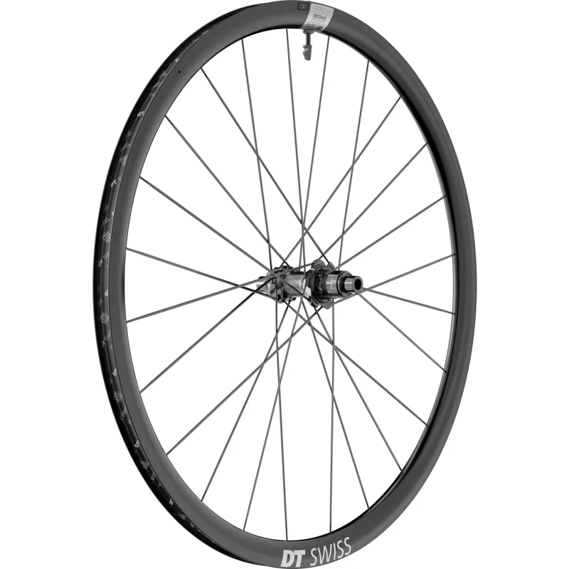 DT Swiss A1800 Spline DB 30 Tubeless 700c Road Bike Wheels - Black-2