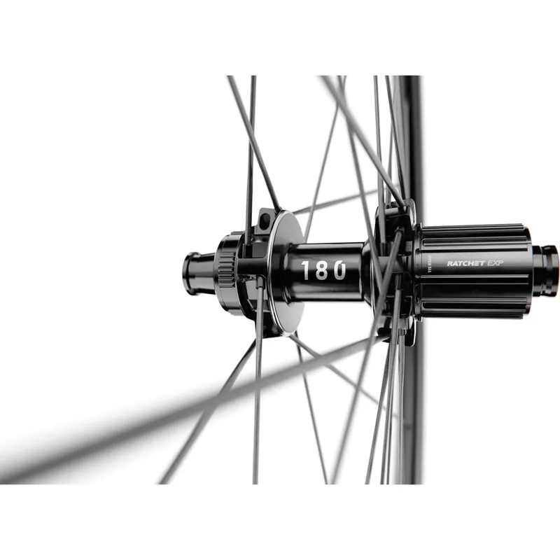 DT Swiss ARC 1100 Spline CS DB WTS Aero Tubeless Carbon Road Wheels - Black-4