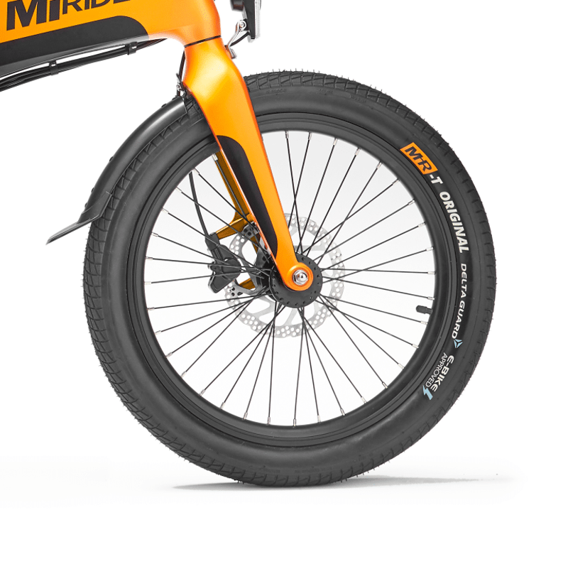 Mirider 20 Compact Folding E.Bike - Ember Orange-3