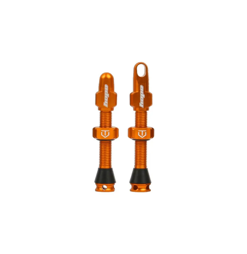 Hope Tubeless Valves - Orange