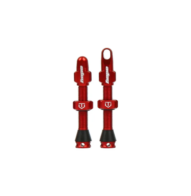 Hope Tubeless Valves - Red