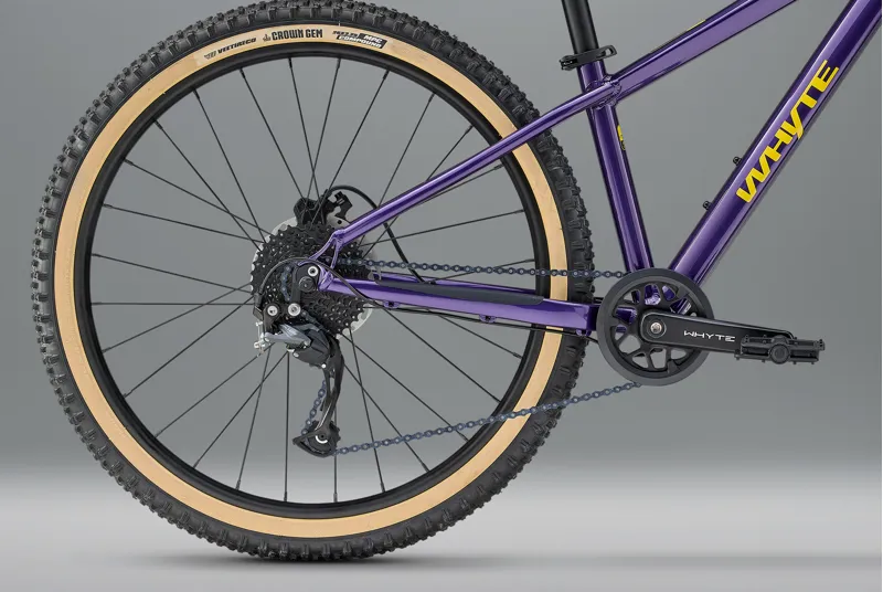 Whyte Bikes Secta 26 Youth Mountain Bike - Gloss Purple/ Yellow-7