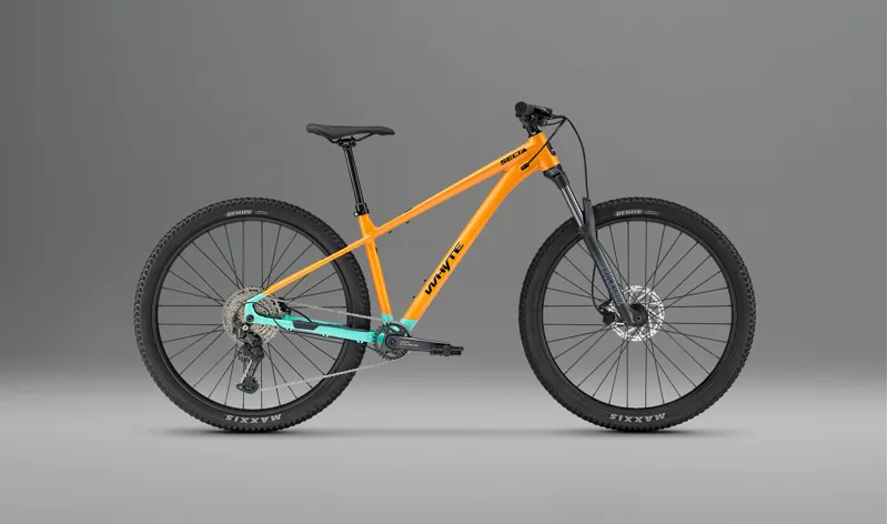 Whyte Secta S Hardtail Mountain Bike - Gloss Coral Orange with Turquoise