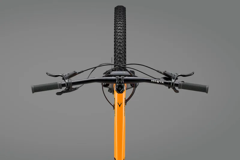 Whyte Secta S Hardtail Mountain Bike - Gloss Coral Orange with Turquoise-9