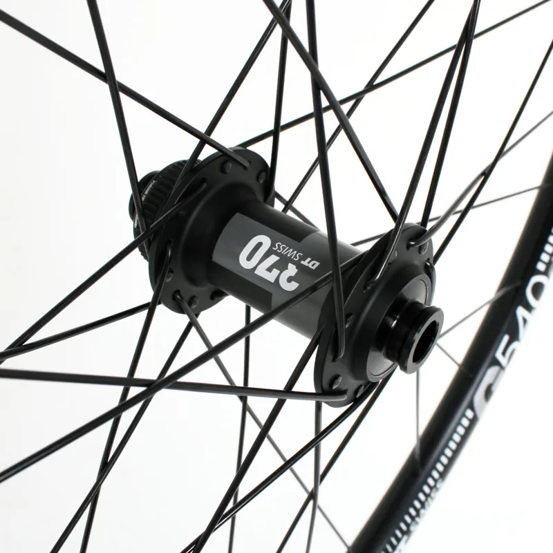 M.Wheel DT Swiss 370 Hub/ G540 TLR Rim 700c Gravel Bike Wheels - Black-3