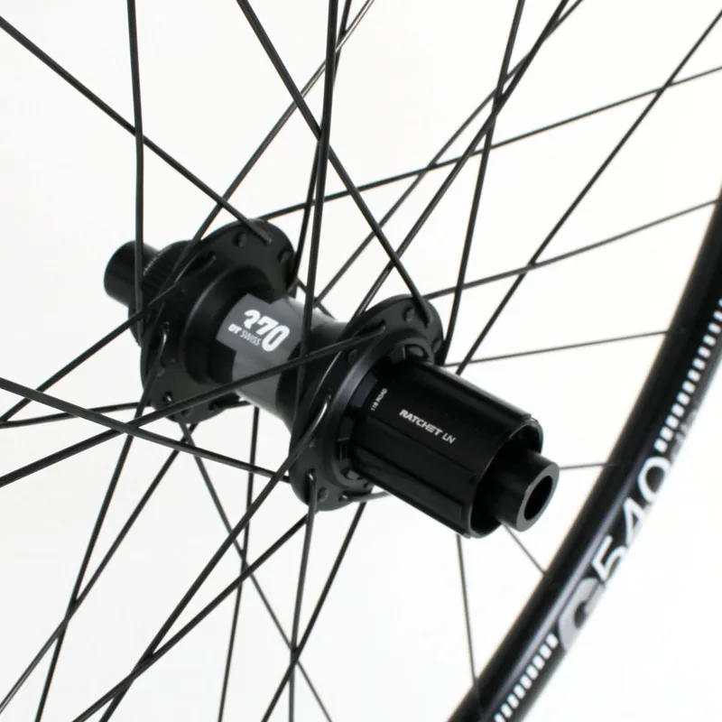 M.Wheel DT Swiss 370 Hub/ G540 TLR Rim 700c Gravel Bike Wheels - Black-2