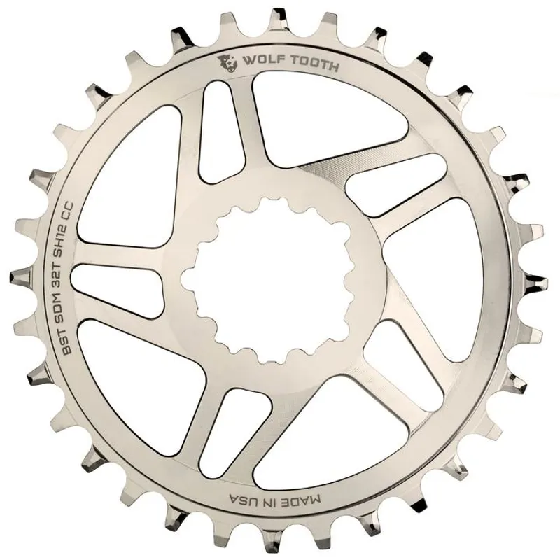 Wolf Tooth Direct Mount Chainring - Sram and eeWing - Shimano 12 Speed HG+