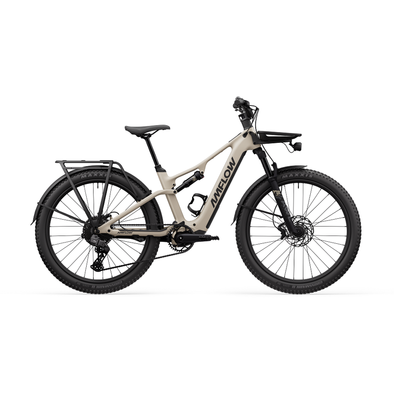 Amflow TL Carbon SUV Hybrid E.MTB - Silica Beige-2