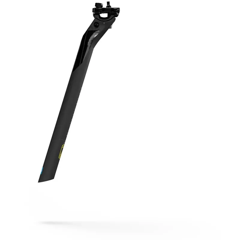 Pro Vibe 27.2mm 0-15mm Layback 350mm Carbon Seatpost in Black-2