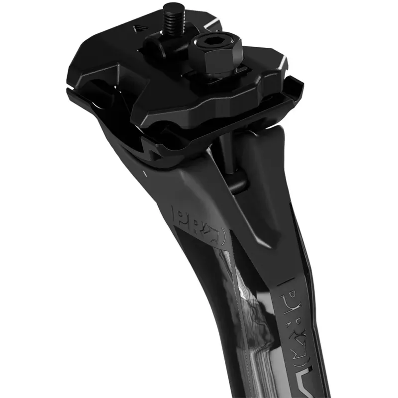 Pro Vibe 27.2mm 0-15mm Layback 350mm Carbon Seatpost in Black-4
