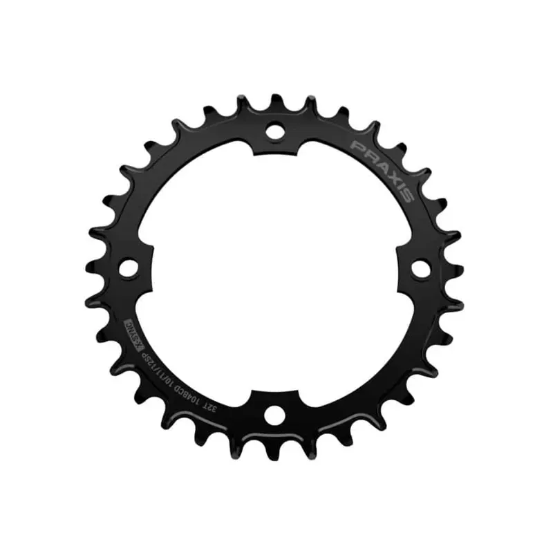Praxis MTB 1x 104BCD NW - Steel/ eBike Chainrigs - Standard Black