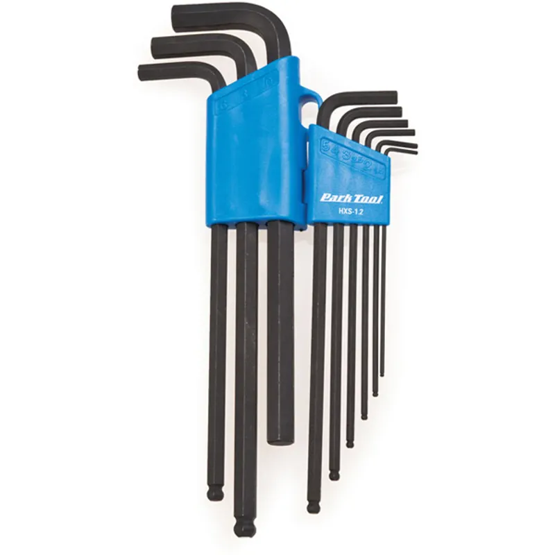 Park Tool HXS-1.2 Pro L-Shaped Allen Key Hex Wrench Set - Black