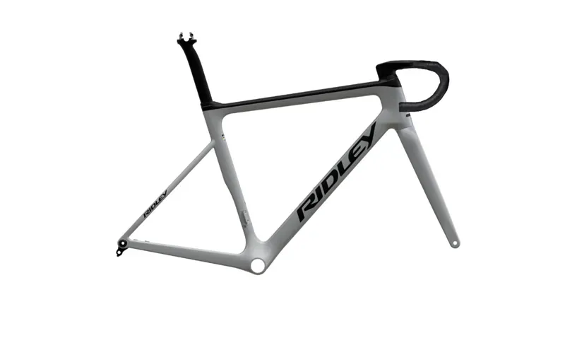 Ridley Falcn RS Road Race Bike Frame and Forks - Black/ Battleship Grey