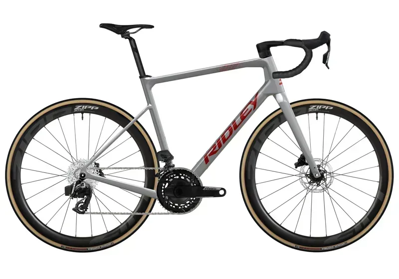 Ridley Grifn Force AXS 2x12 Road Bike in Battle Ship Grey