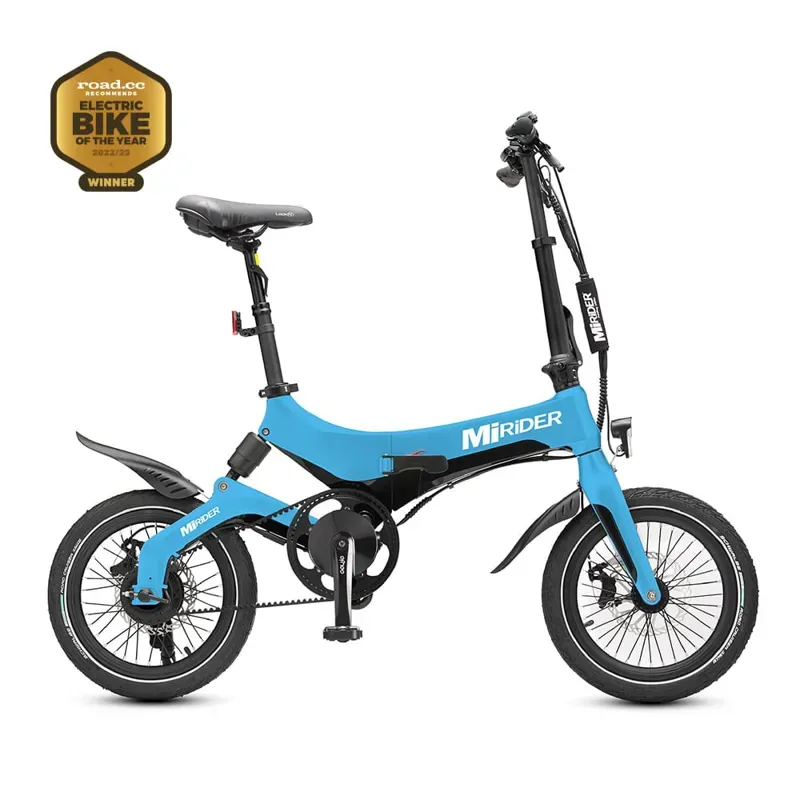 MiRiDER One GB3 16 Folding E-Bike - Azure Blue