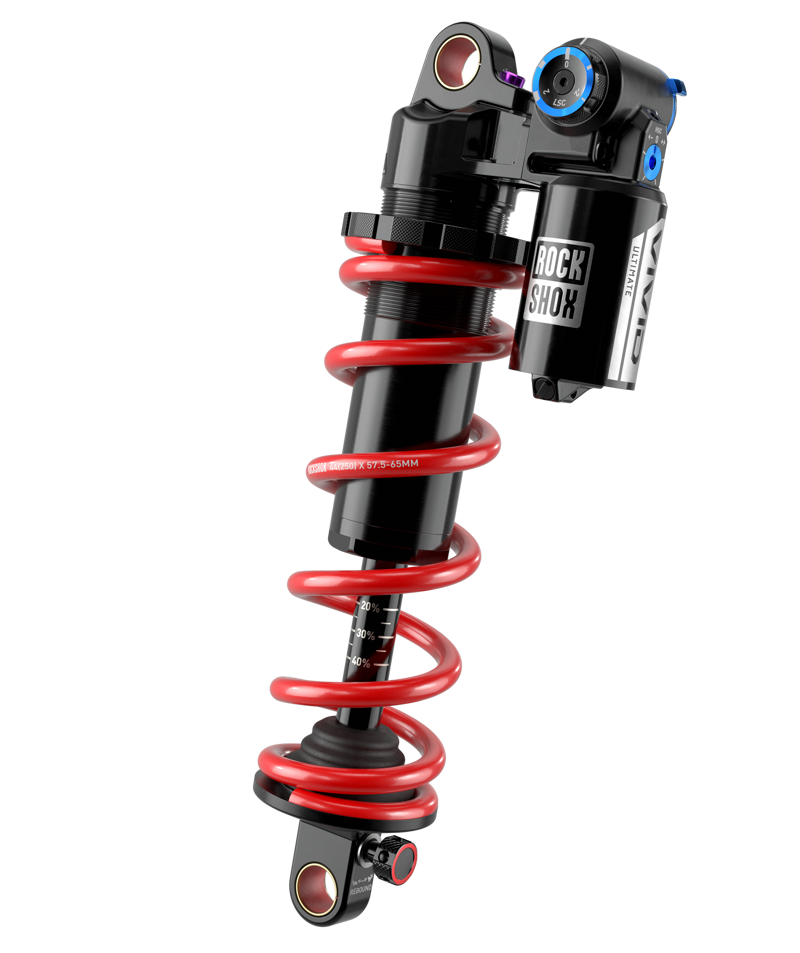 RockShox Rear Shock Vivid Coil Ultimate RC2T - Standard Standard - D1: REB55/COMP34 2-1