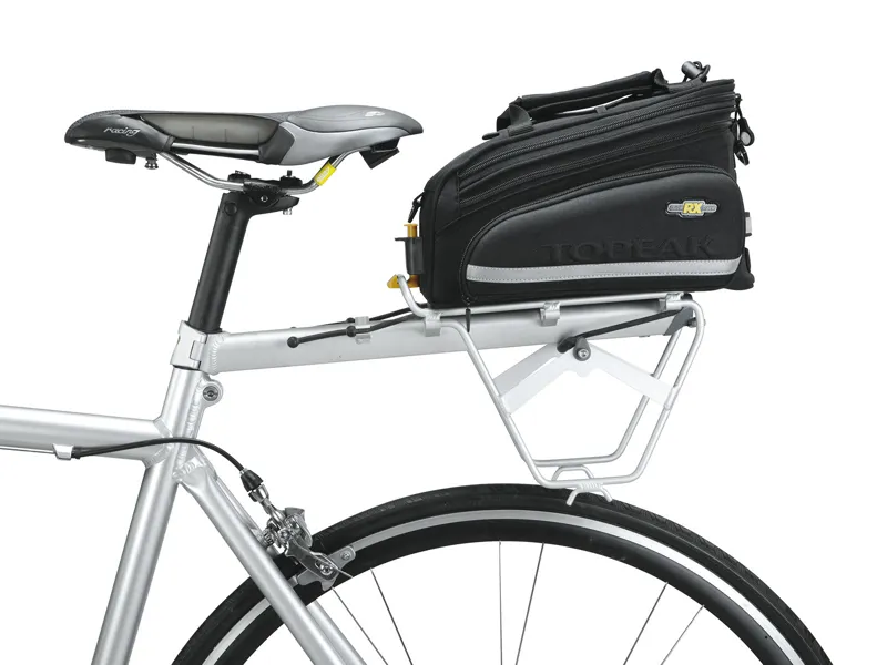 Topeak RX Beamrack with Side Frame Pannier Rack - Silver-2
