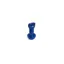 Hope Seat Clamp Bolt and Tear Drop Nut - Blue