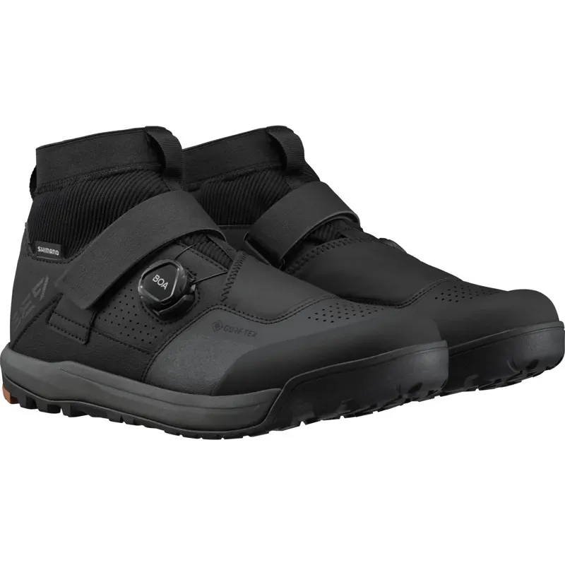 Shimano GE9 Gore-Tex Waterproof Clipless Boots - Black-1