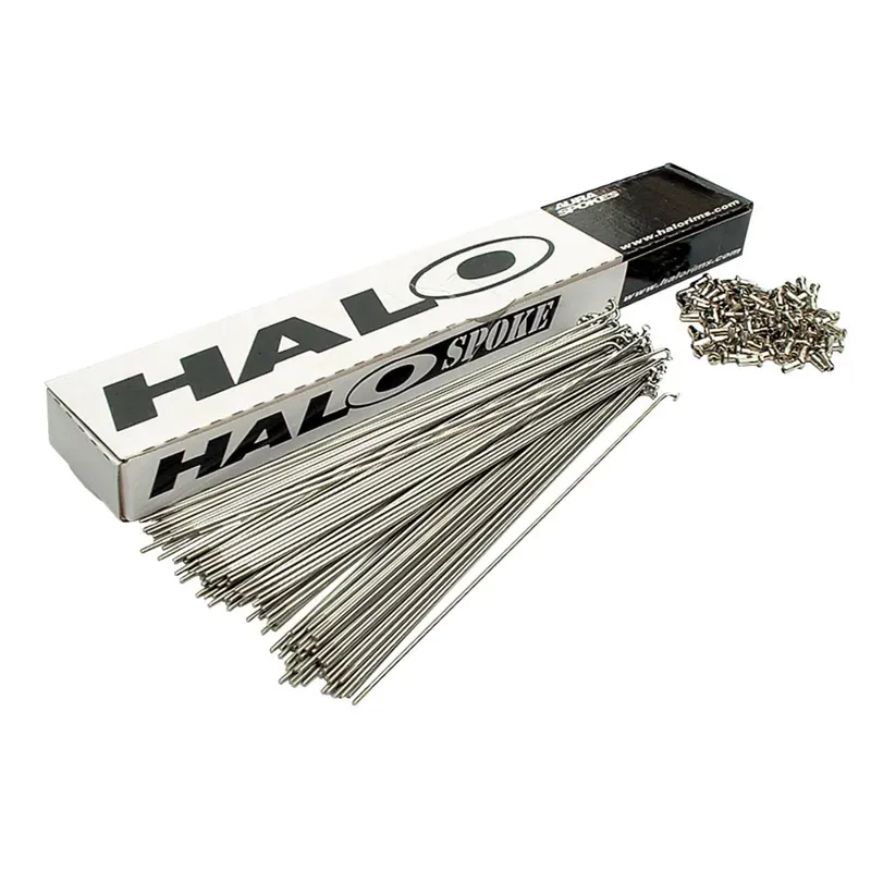 Halo : Spoke : Plain Gauge Stainless : 14G : 182mm : Silver