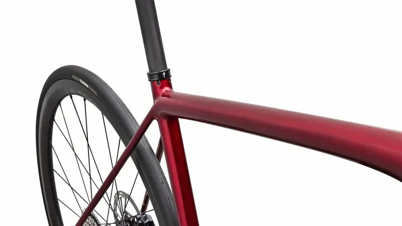 Specialized Aethos 2 Pro SRAM Force AXS Road Bike - Gloss Red Sky/ Chrome-5