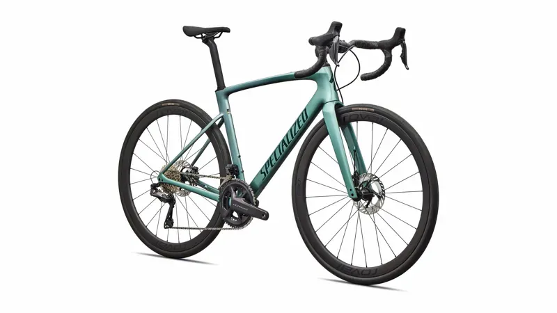 Specialized Roubaix SL8 Expert Road Bike - Gloss Fjord Metallic-1