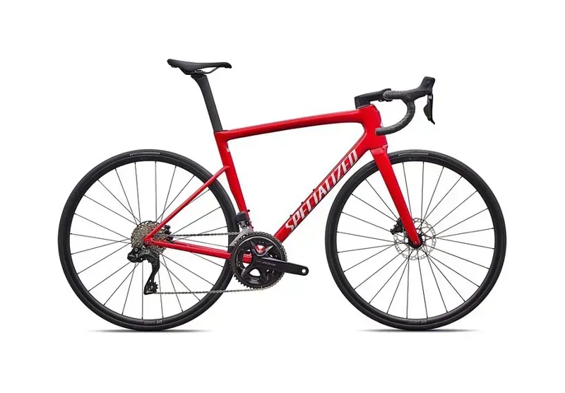 Specialized Tarmac SL8 Comp Shimano Road Race Bike - Gloss Red Tint Silver Dust