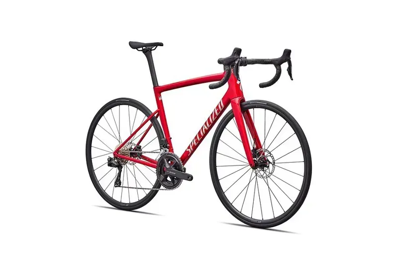 Specialized Tarmac SL8 Comp Shimano Road Race Bike - Gloss Red Tint Silver Dust-2