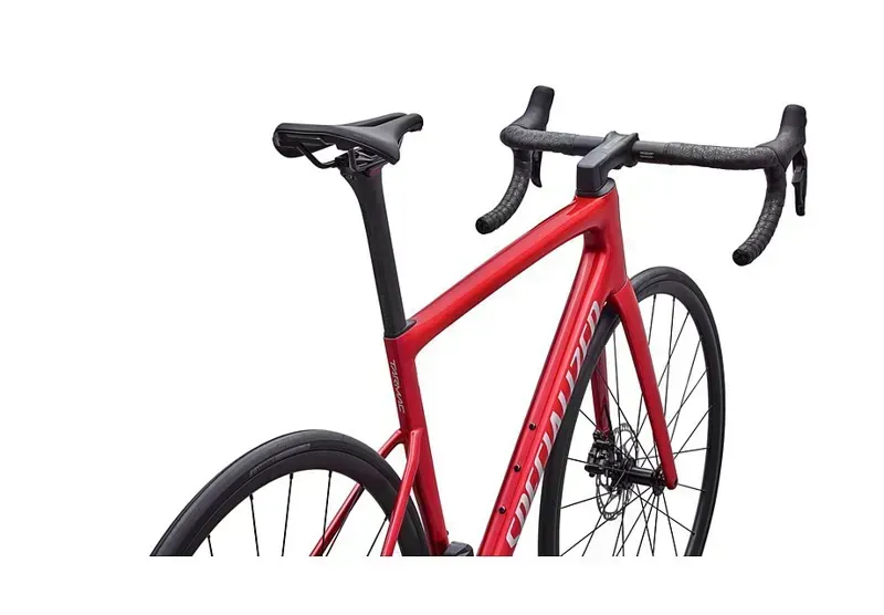 Specialized Tarmac SL8 Comp Shimano Road Race Bike - Gloss Red Tint Silver Dust-4