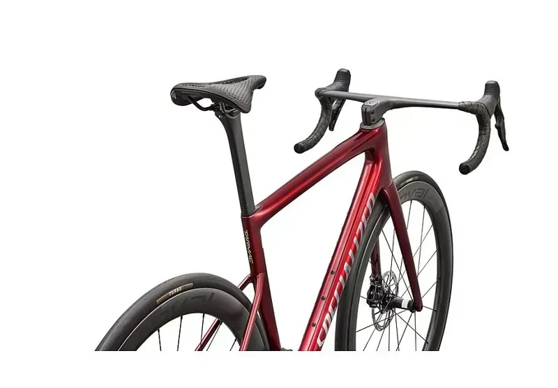 Specialized Tarmac SL8 Pro SRAM Force AXS Road Bike - Gloss Red Sky/ Chrome-3