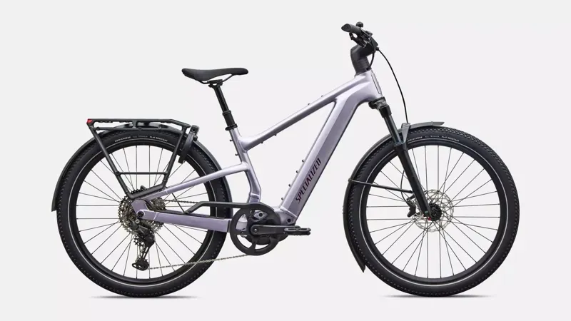 Specialized Turbo Vado 3 EVO 5.0 eHybrid Bike in Amethyst/Bordeaux