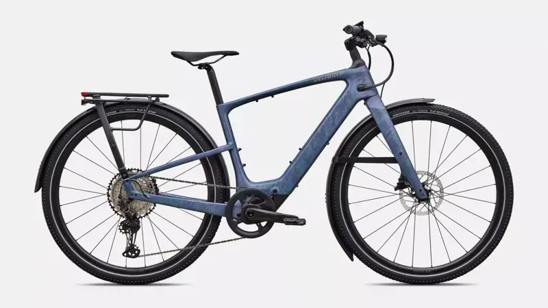 Specialized Turbo Vado SL 2 6.0 EQ Carbon E.Hybrid Bike - Satin Grey Blue