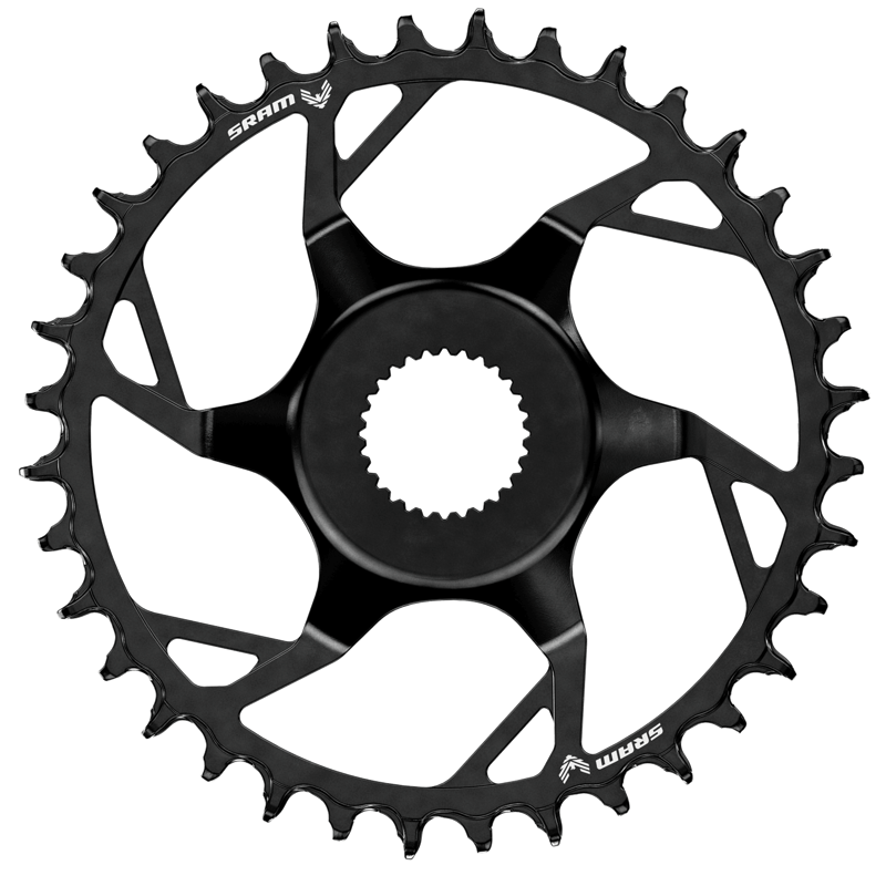 SRAM Eagle T-Type E-MTB 38-tooth Transmission Chainring in Black-1