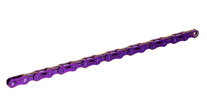 SRAM Force E1 Flattop 12/13 Speed Chains - Purple-2