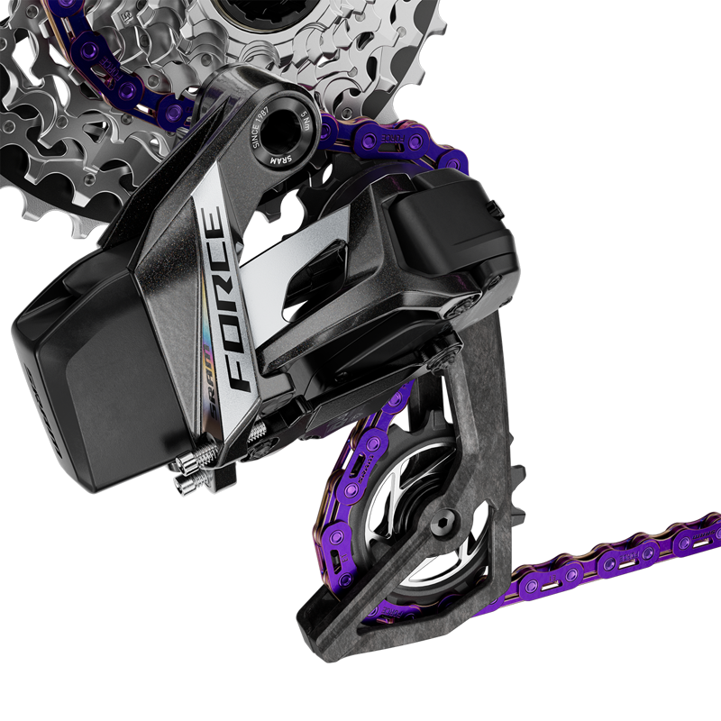 SRAM Force E1 Flattop 12/13 Speed Chains - Purple-3