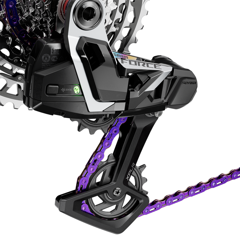 SRAM Force E1 Flattop 12/13 Speed Chains - Purple-4