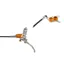 Hope Tech 4 E4 Disc Brakes - Silver/ Orange