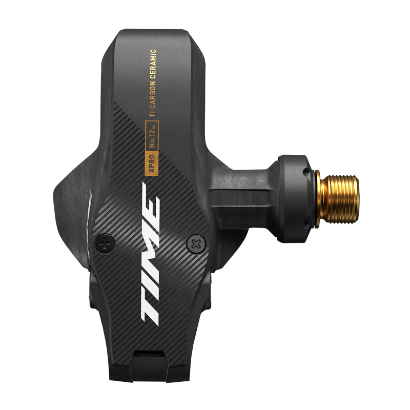 Time Sport XPRO 12 SL Carbon Clipless Road Pedals - Carbon Gold-3